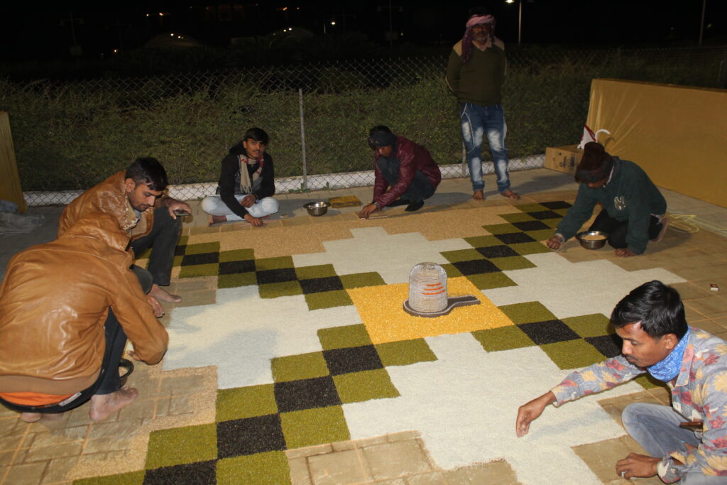 khodaldham rangoli