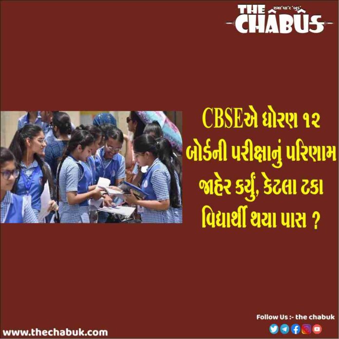 CBSE declared result