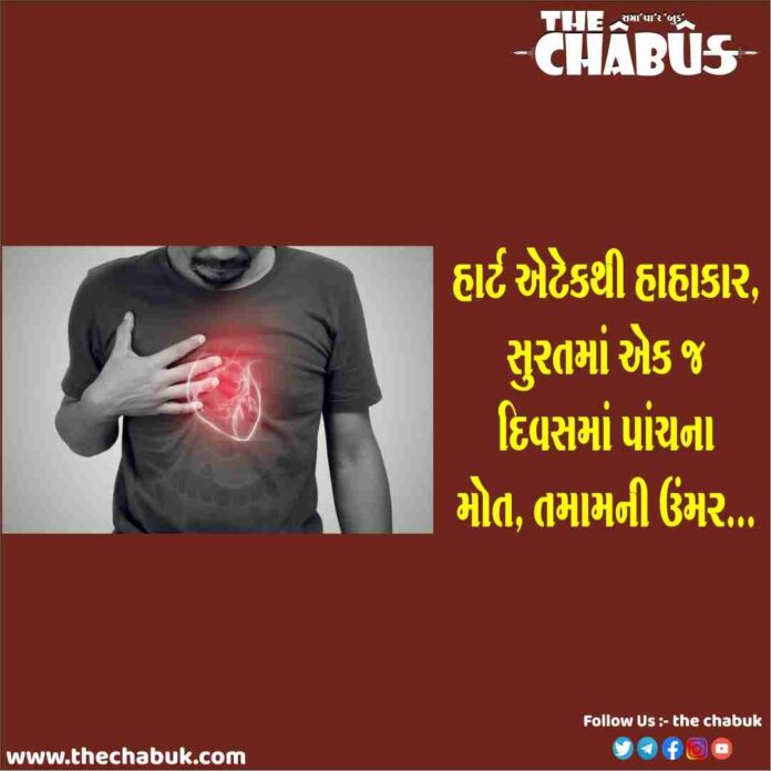 Heart attack in Surat